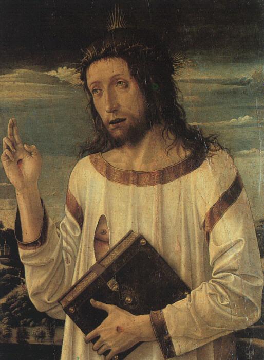 Giovanni Bellini Christ's Blessing oil painting image